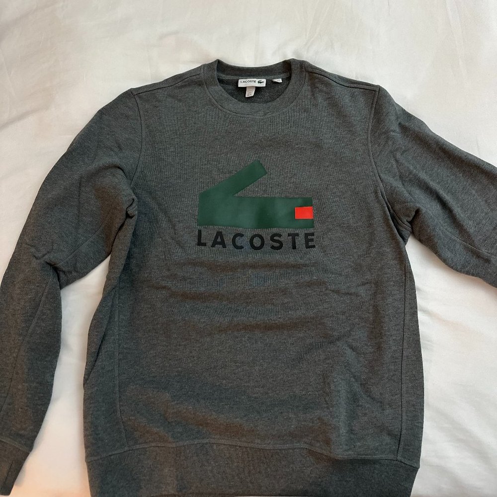 Men's Lacoste Animated Alligator Crew Neck Sweater